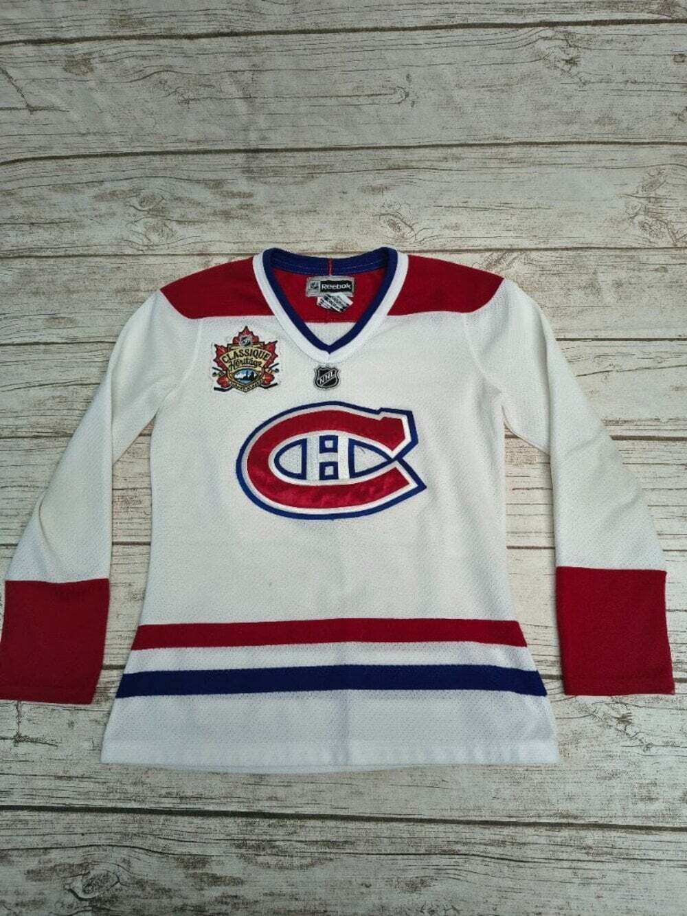 Reebok Montreal Canadiens Classic Heritage NHL Jersey Made in Canada Size Small